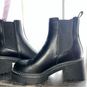 Madden Girl Black Ankle Booties